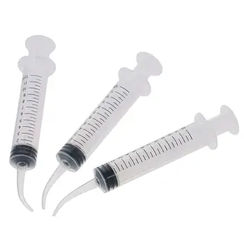 비멸균 플라스틱 투명 액체 분배 주사기, 바늘 없음, 12 ml 주사기, 애완 동물 먹이 측정 도구