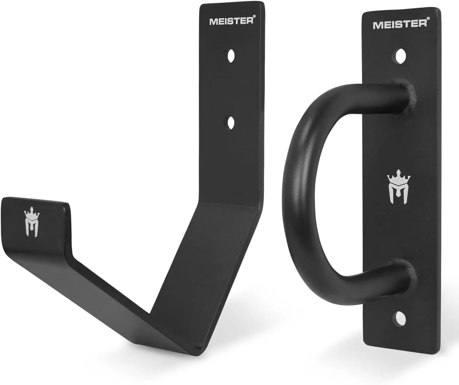 

Battle Rope Wall Mount Kit with Anchor & Storage Hook - Heavy Duty Steel, Matte Black