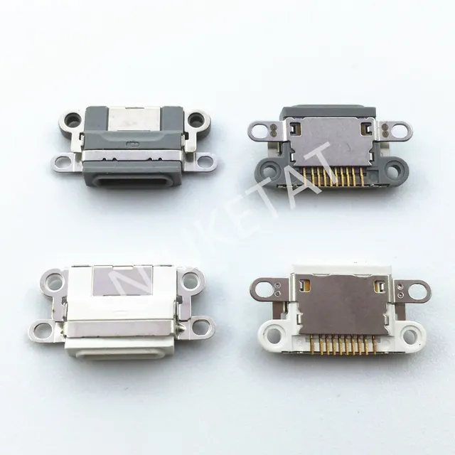 1-10szt Micro USB Jack Port ładowania Ładowarka Złącze dokujące Flex Do iPhone 6 6S 7 7P 8 8P X XR XS XS Max 11 12-14 pro port ogonowy