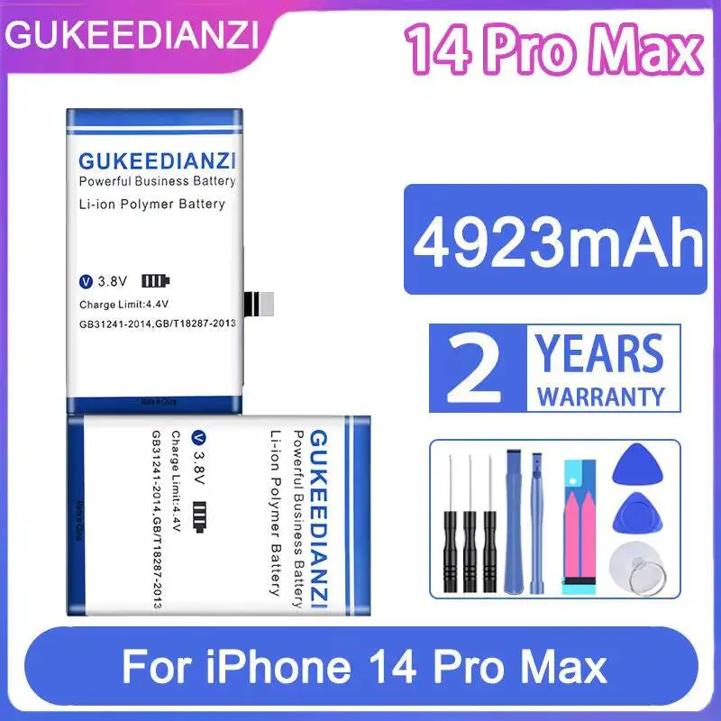 

Надежная замена аккумулятора для Apple iPhone 14 Pro Max, 4923 мАч