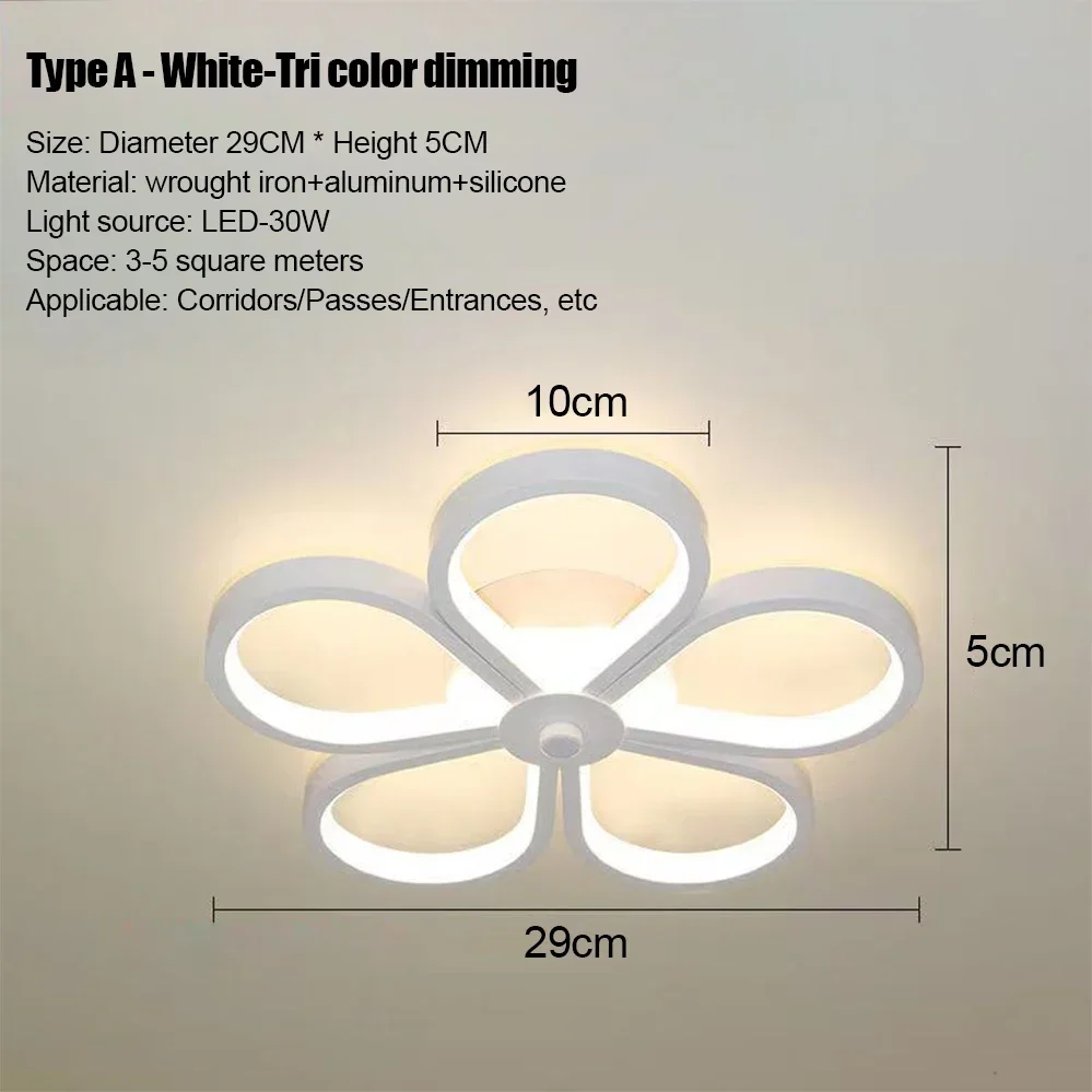 LED-strip gangpad plafondverlichting moderne minimalistische woonkamerlampen voor balkon entree trap woondecoratie meerdere vormen