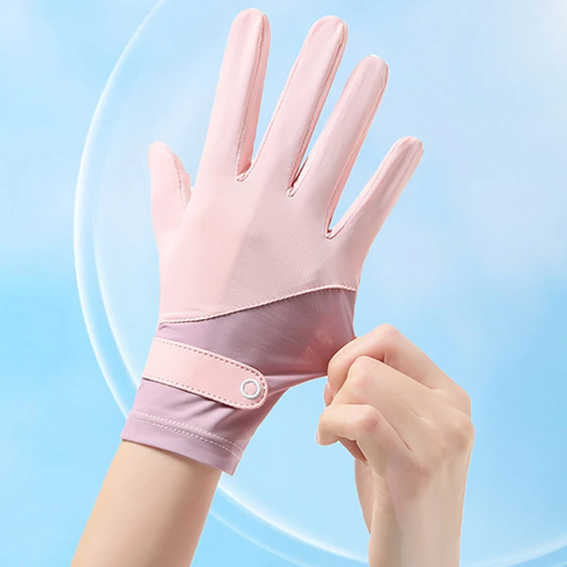 

Sunscreen Gloves Women's Thin Summer Ice Silk Anti UV And Anti Slip Touchscreen