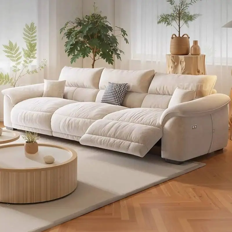 Three Seater Living Room Sofas White Aesthetic Modular Adult Living Room Sofas Lounges Lazy Modern Bankstel Woonkamer Furniture view 3
