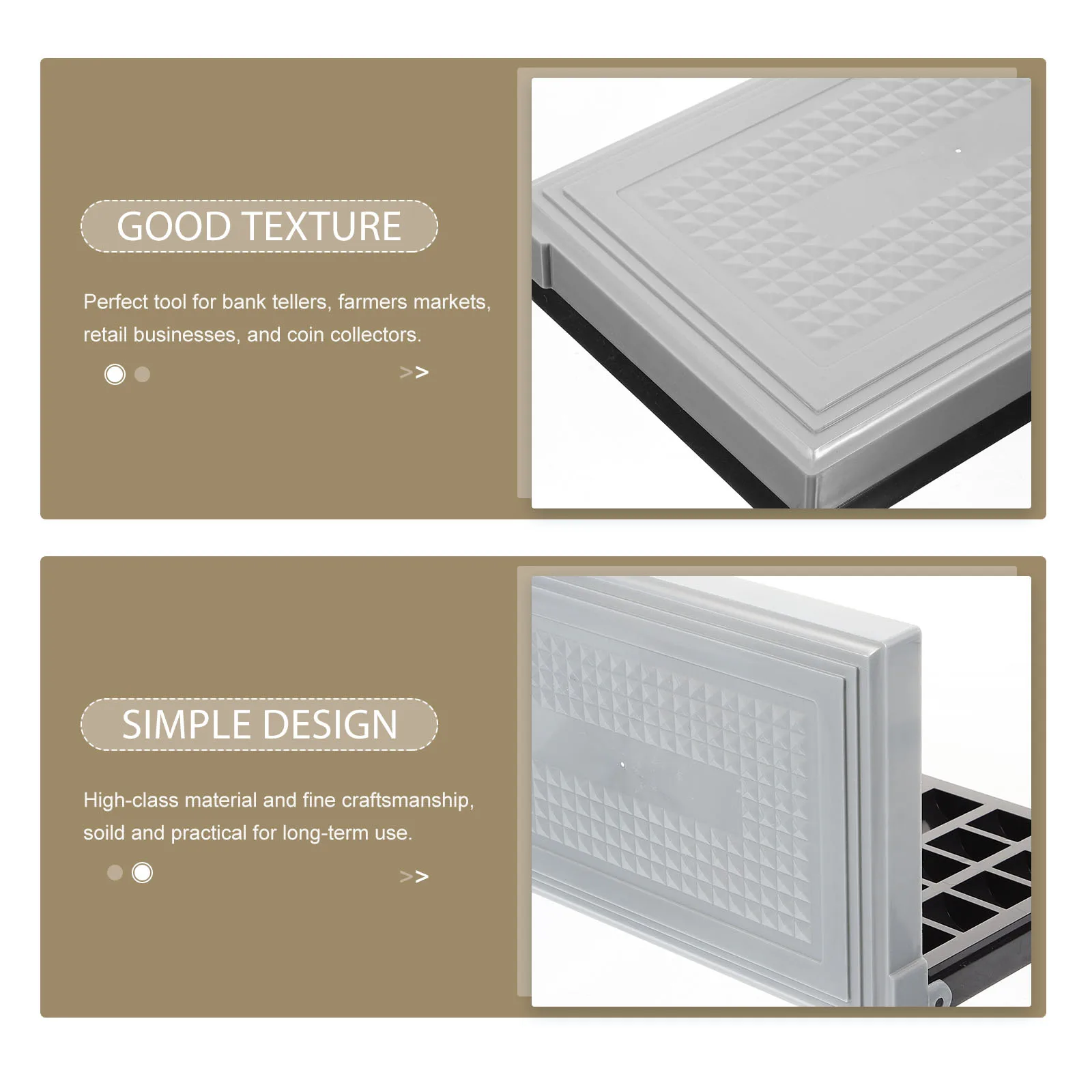 

Plastic Box Practical Long Term Use Dollar Silver Coin ganizer Coin Collection Box Container Collectors Case