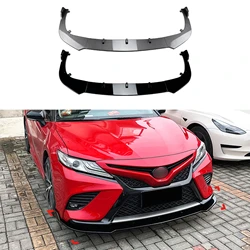 Car Front Spoiler Bumper Lip Lower Guard Plate Splitter For Toyota Camry 8th Gen Sport 2018 2019 2020