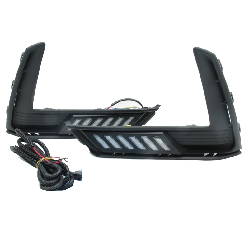 

Трехцветные дневные ходовые огни, светодиодный указатель поворота, черный пластик для Honda CRV CR-V 2023