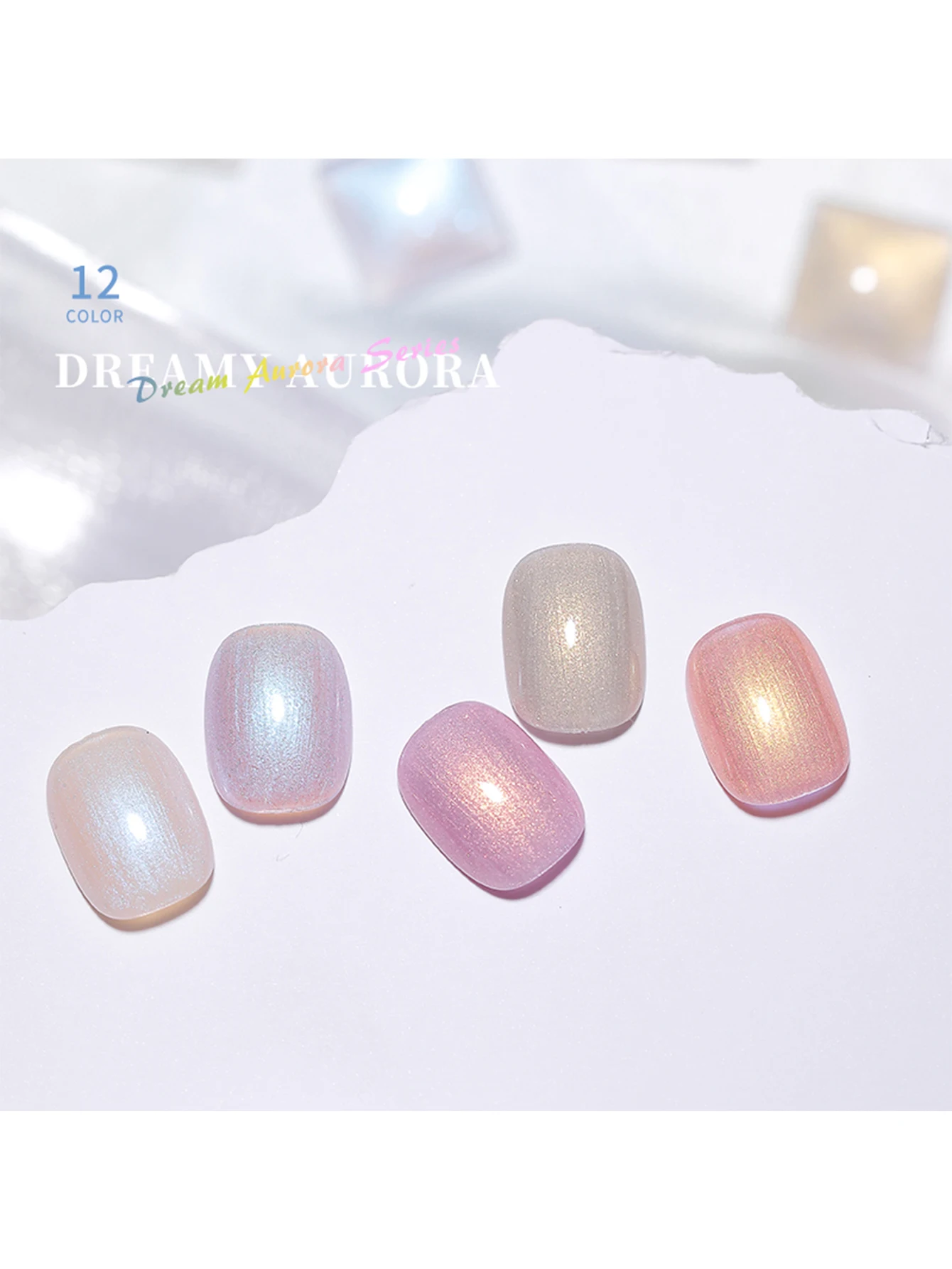 15Ml Gel Nagellak Ijs Transparant 12 Kleuren Glitter Vernis Semi Permanente Verwijderbare Uv Led Gel Nail Art Nagels Salon