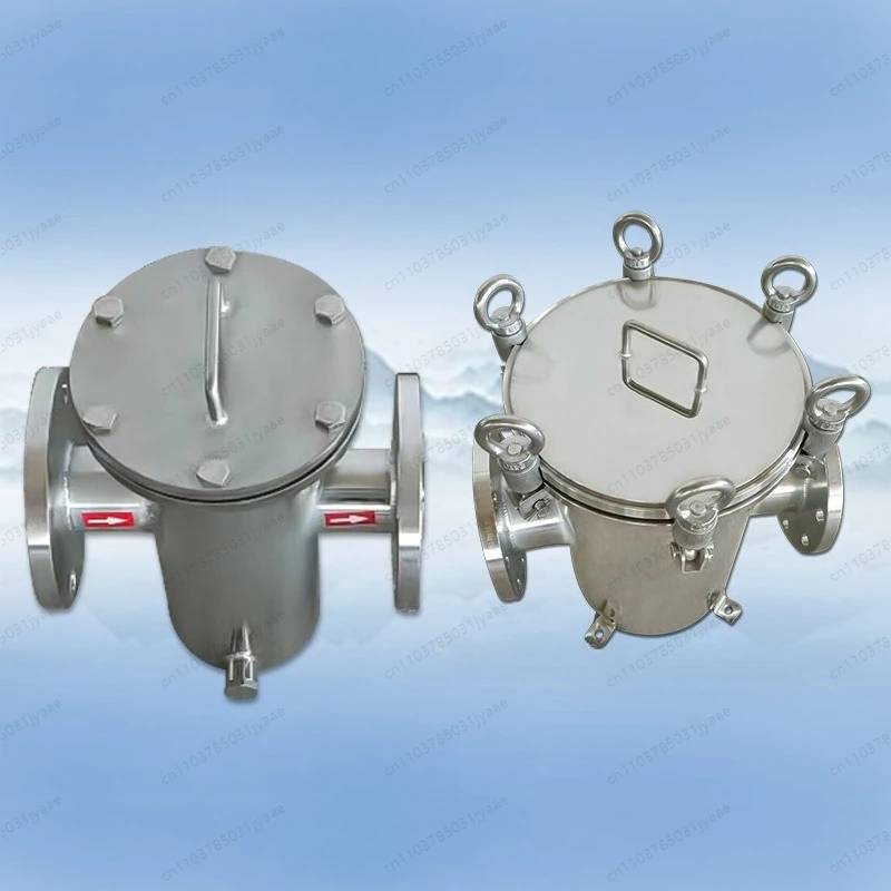 الشركة المصنعة بالجملة، مرشح سلة الفولاذ المقاوم للصدأ، جامع شعر حمام السباحة 304 مرشح سلة سريع الفتح #3