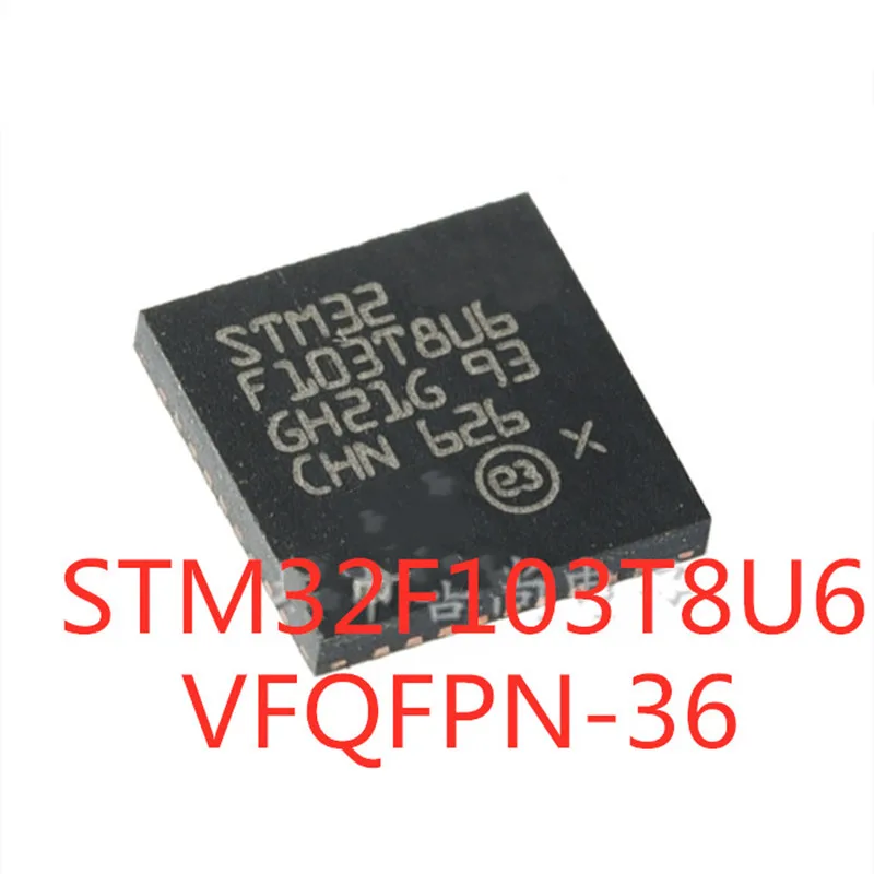 

5 шт./лот, 100% качество, STM32F103T8U6 F103T8U6 SMD VFQFPN-36, 32-битный микроконтроллер, в наличии, новый, оригинальный