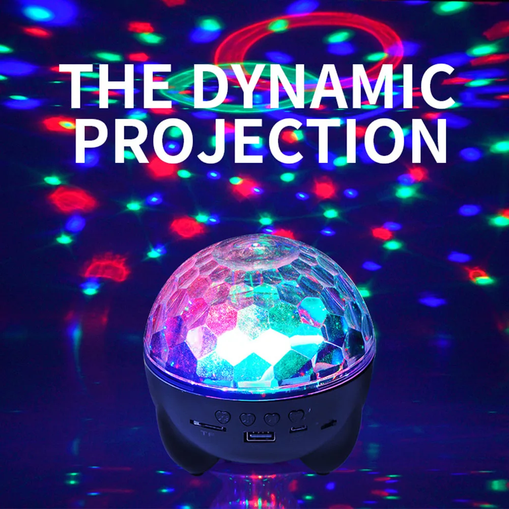 

LED Bluetooth sound projection light bar starry sky magic ball flash light family party atmosphere light Christmas day lights