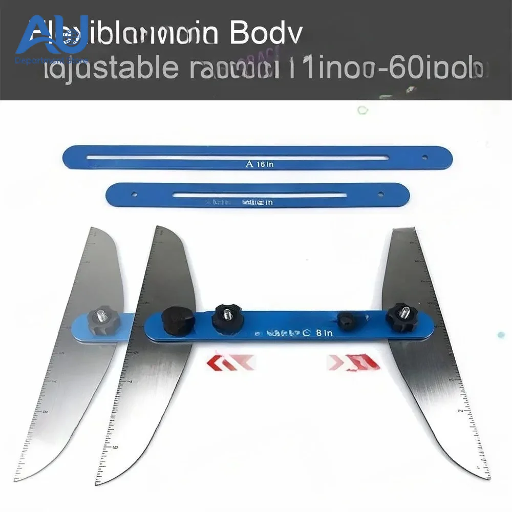 Multifunctional Folding Ruler Telescopic Ruler, Woodworking Tool Stair Tread Gauge