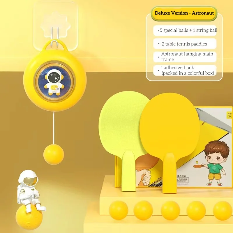 

Подвесной портативный набор тренажеров для настольного тенниса, дверная игра-понг для детей с ракеткой и мячами, улучшение координации рук и глаз