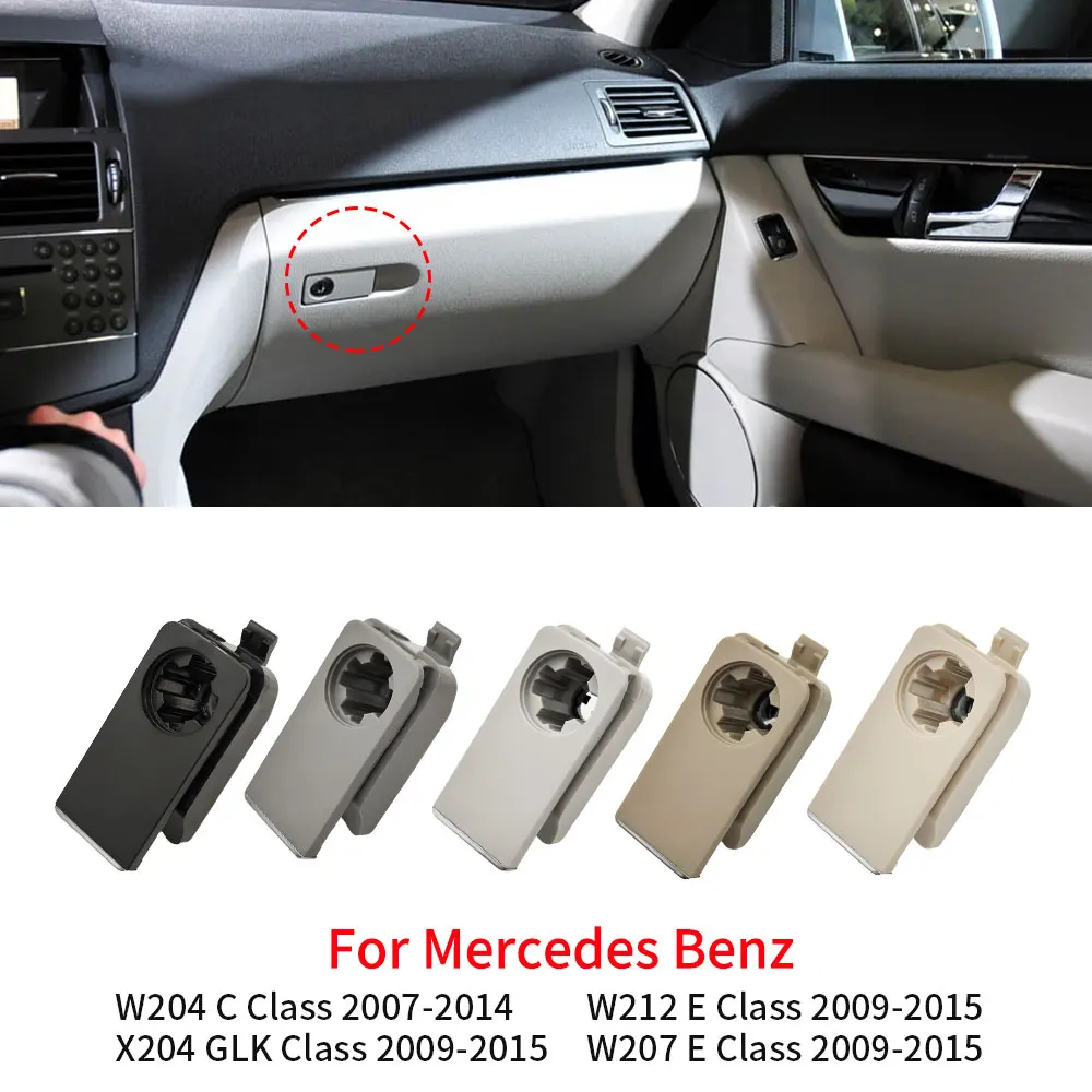 For Mercedes W204 W212 X204 W207 Car Glove Box Handle Cover Lid Lock Toolbox Glove Boxes Cover Switch For Benz C E GLK Class