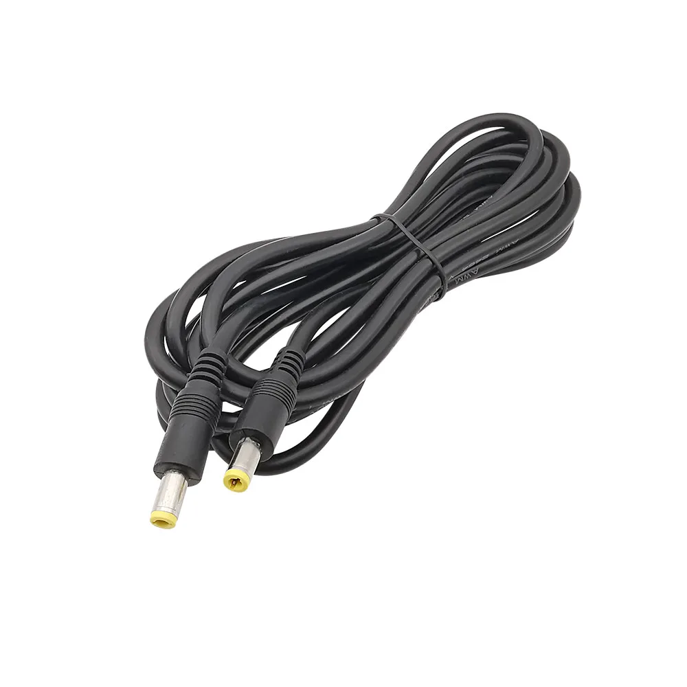 Przedłużacz zasilania DC 5,5 x 2,5 mm męski do 5,5 x 2,5 mm męski wtyk Złącze zasilania do taśmy LED Przedłużacz kamery CCTV Przewód — zdjęcie 6