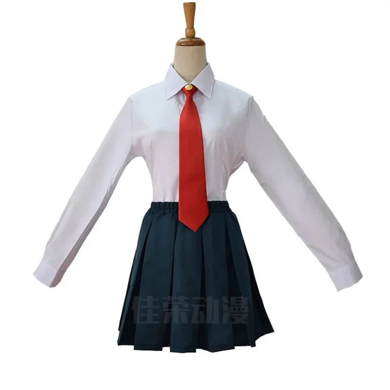 Disfraz de uniforme escolar de Anime, Boku No Hero Academia, Midoriya, Izuku, Bakugou, Katsuki, gris, My Hero Academia, OCHACO URARAKA