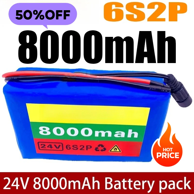 

18650 Lithium-ion Battery Pack 24V 8000Ah Lithium-ion Battery Pack for Electric Bicycles and Power-assisted Bicycles