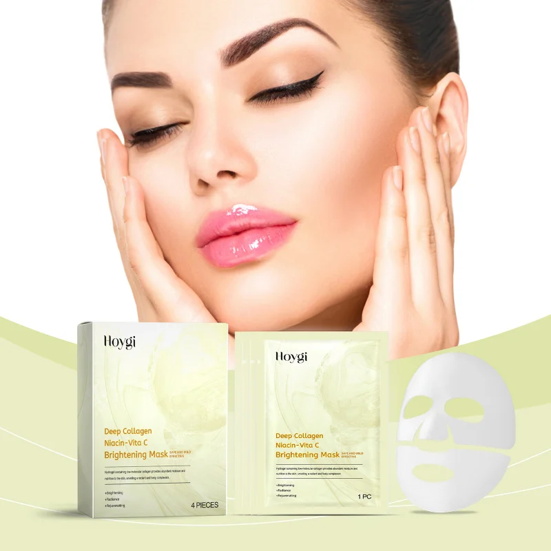 

Niacin Vitamin C Brightening Mask (Boxed) - Nourishing Facial Skin, Moisturizing, Hydrating, Anti-Wrinkle, Repairing, Radiant