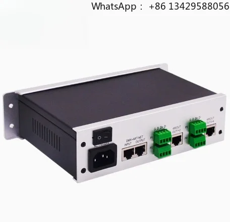 4-Channel Pixel LED Strip Controller with ARTNET/DMX/SPI/SACN, Programmable Digital Decoder for Stage Lighting & LED Displays