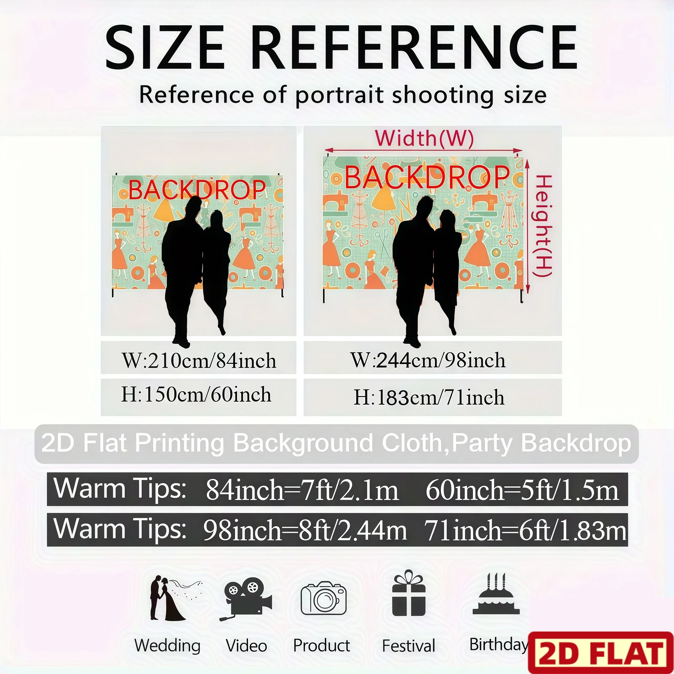 2D Flat - 1pc Fairy Tale Castle Backdrop Banner | Vibrant Rainbow Pink Castle Design with White Horse Carriage, Butterflies,