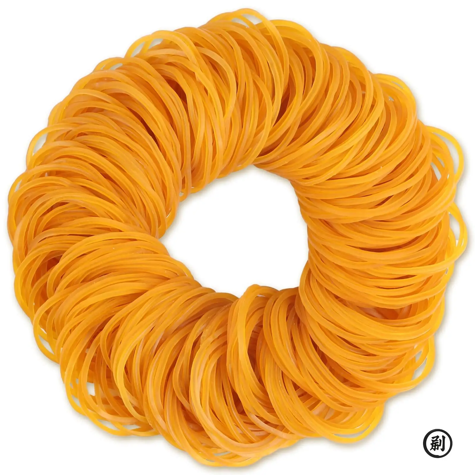 Yellow Heavy Duty Rubber Bands 40mm - Assorted Bulk Pack for Office, Packaging, Mail, Money, Strong Elastic