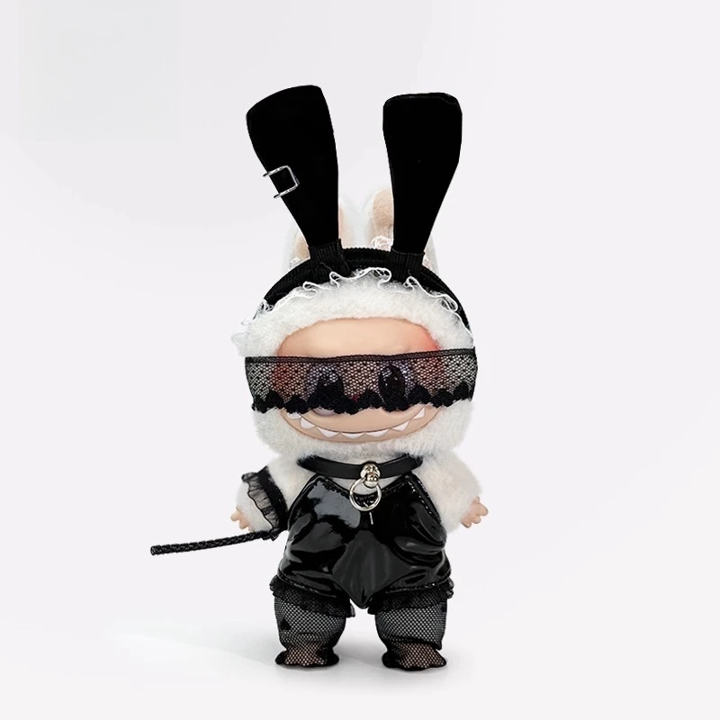 

[Новый продукт] Одежда для кукол Labubu, сексуальный и милый костюм кролика для девочек, первые и третьи поколения виниловой плюшевой кукольной одежды