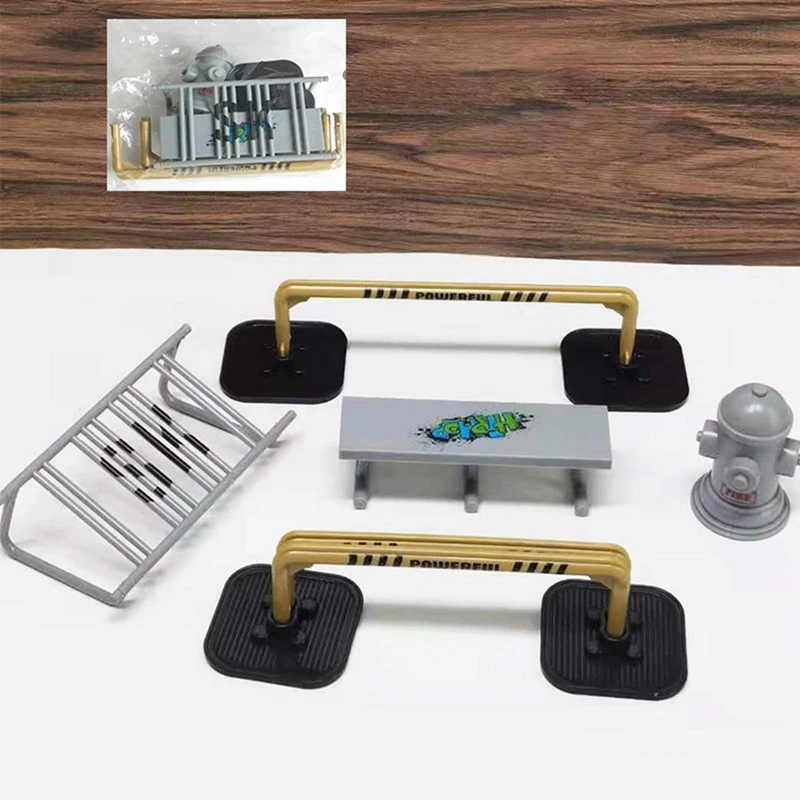 Fingerboard Bike Props Alloy Finger Scooter Skateboard Shoes Accessories Set Two-Wheel Mini Scoot Tools Bmx Bicycle