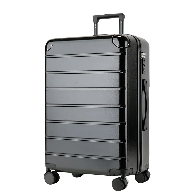 Wholesale Unisex Luggage Female Silent Universal Wheel Trolley Box Male 26 Large Capacity Zipper Code Suitcase Free Shipping Bag