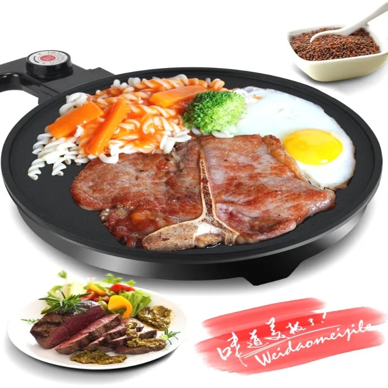 Multigrain pancake pan, pancake fruit, machine spring cake machine, electric baking pan, household small barbecue machine 4