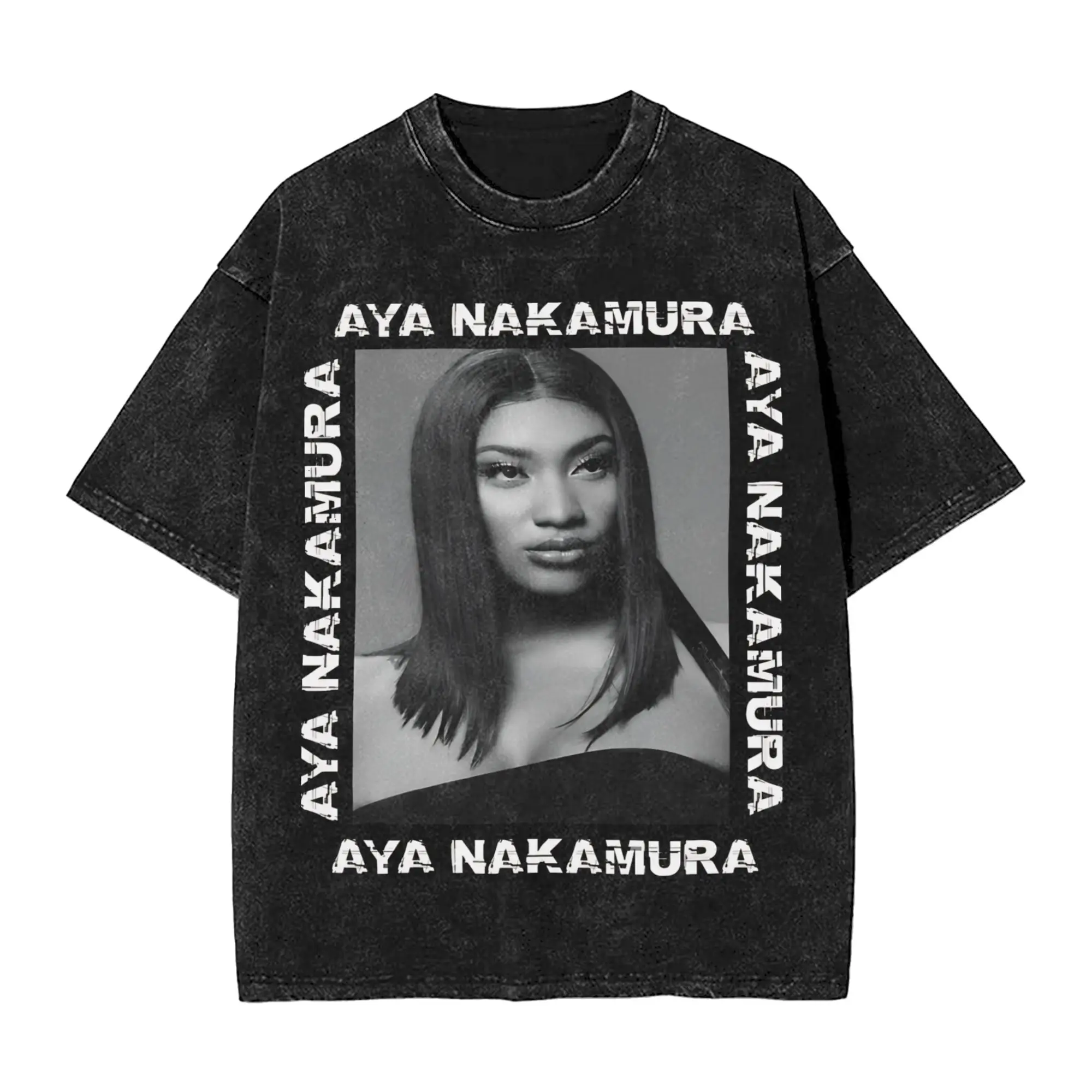 Men Aya Nakamura  Classique T-Shirts  Tees Beach Y2K Funny Short Sleeve T-Shirt O Neck Fashion Design Tshirt Dropshipping