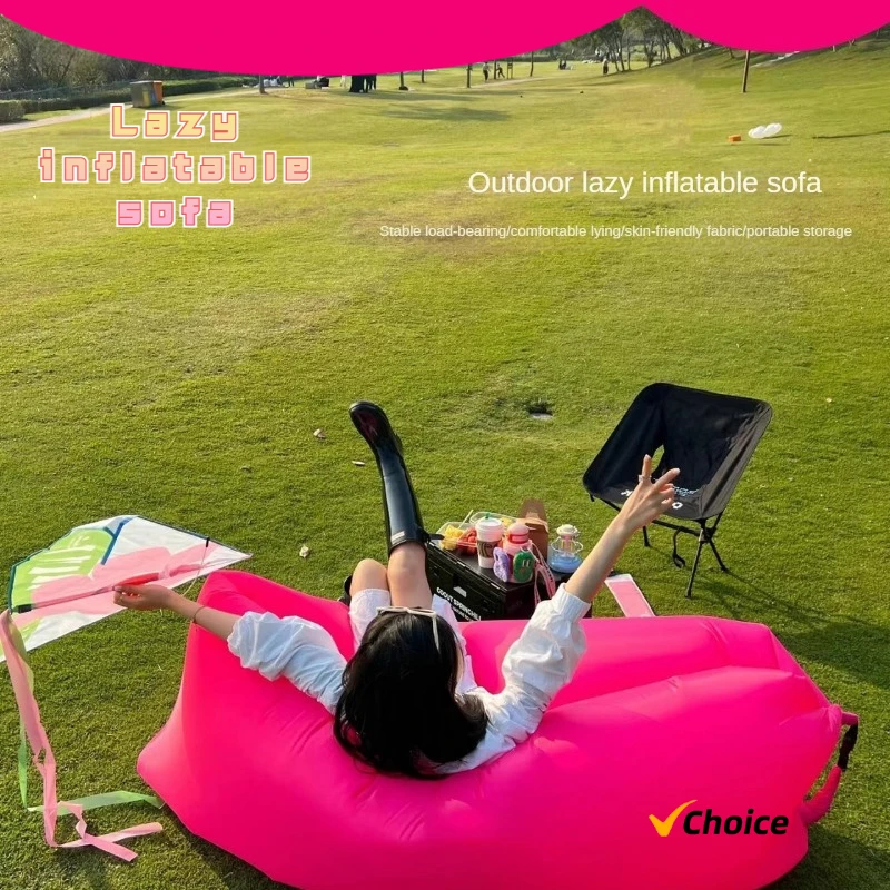 Hot Inflatable Sofa Outdoor Party Party Camping Music Festival Adult Inflatable Bed Air Cushion Air Cushion Portable Couch