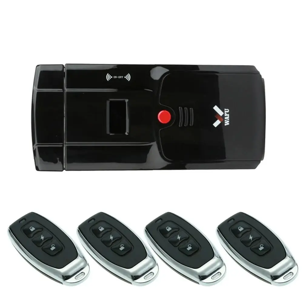 WAFU 011A Smart Lock Tuya Locks Wifi Bluetooth Lock Fingerprint Lock Phone Control Remote Control Finger Touch Invisible Lock