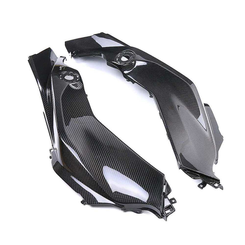 3K Full Carbon Fiber Fuel Tank Side Panel Motorcycle Fuel Tank Side Fairing Accessories Kit Parts For BMW S1000XR S 1000XR 2021+