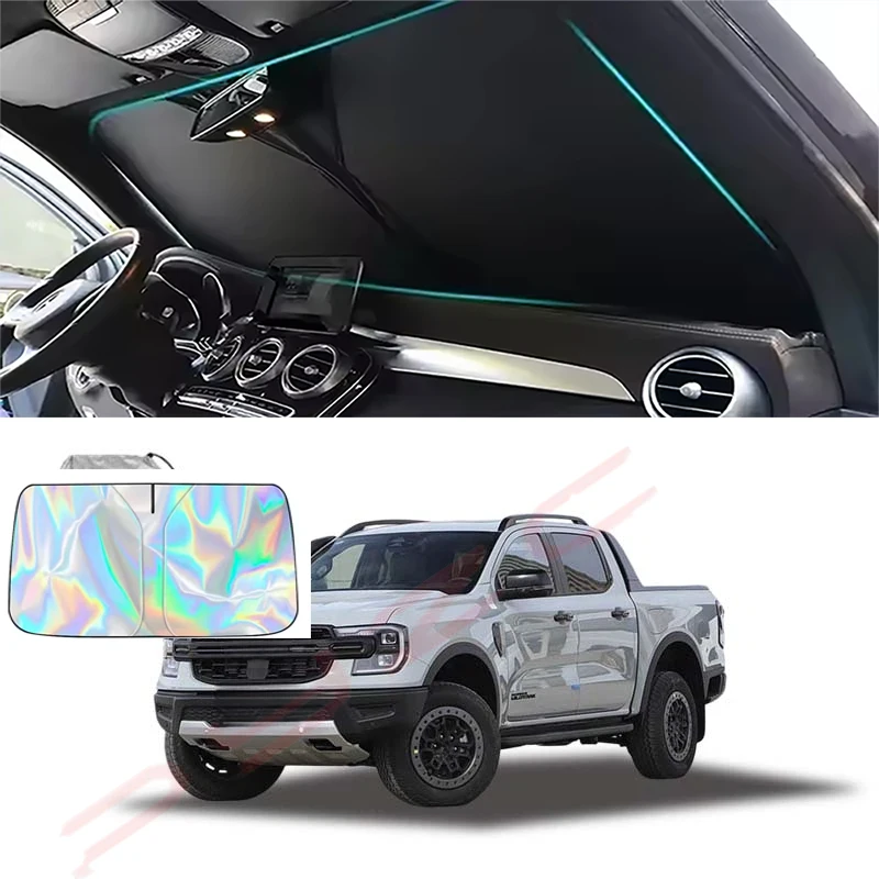 

For Tesla Semi 2024-2026 Car Windshield Sunshade Cover Front Window Sun Shade Visor Auto Interior UV Protection
