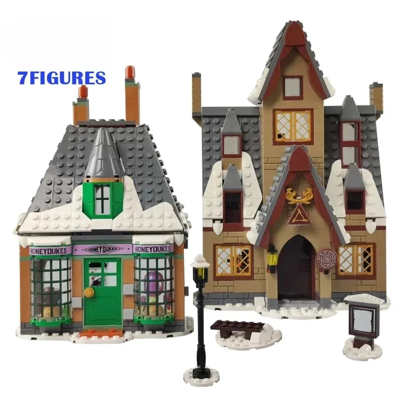 76388 Movie Magic World Building Block Visit The Village City Construction Street View Bricks Toys for Children Gift Set