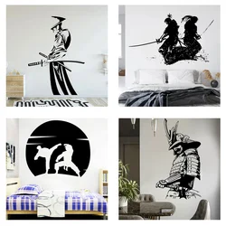 Japanese Ninja,Samurai,Karate,Assassin Wall Sticker Vinyl Art Home Decor for Boys Bedroom Playroom Decoration Decals Murals G170