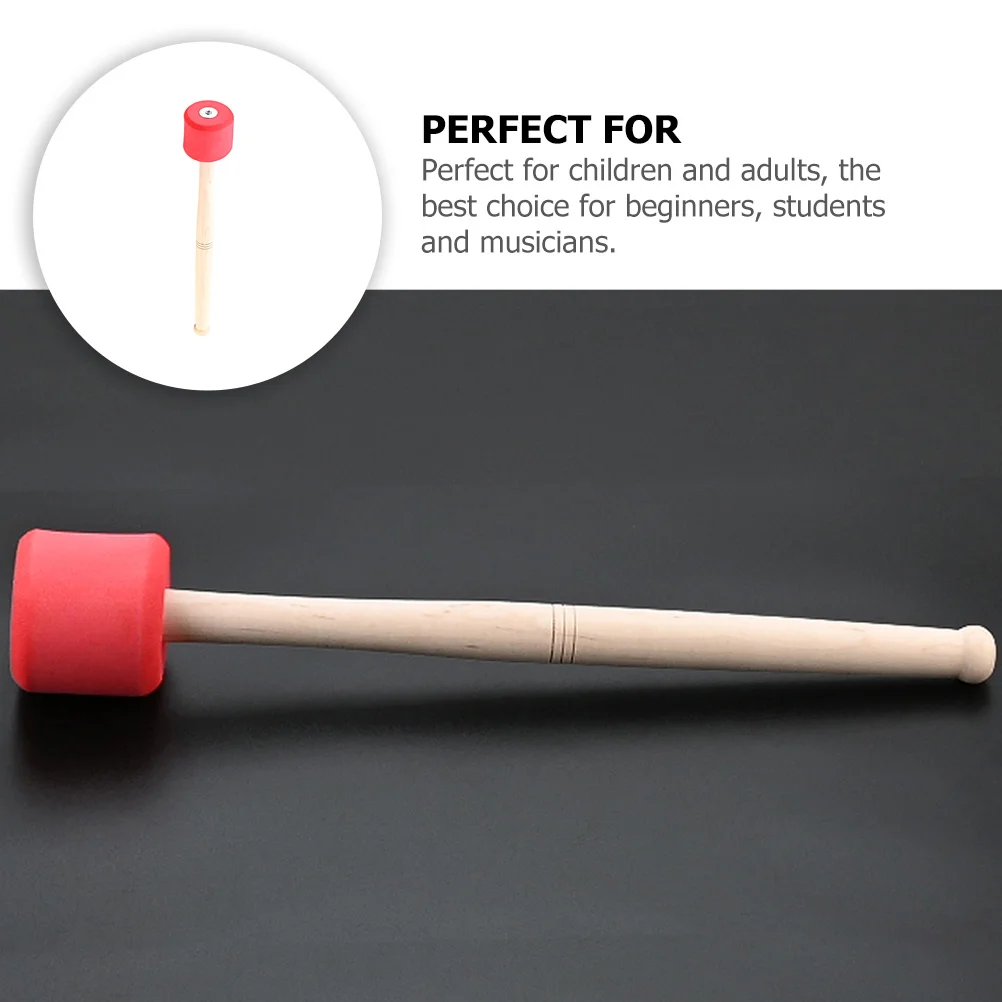 أعواد الطبل، مقبض خشبي ممتاز، قبضة غير قابلة للانزلاق لأدوات الإيقاع، موسيقي المسرح المتين