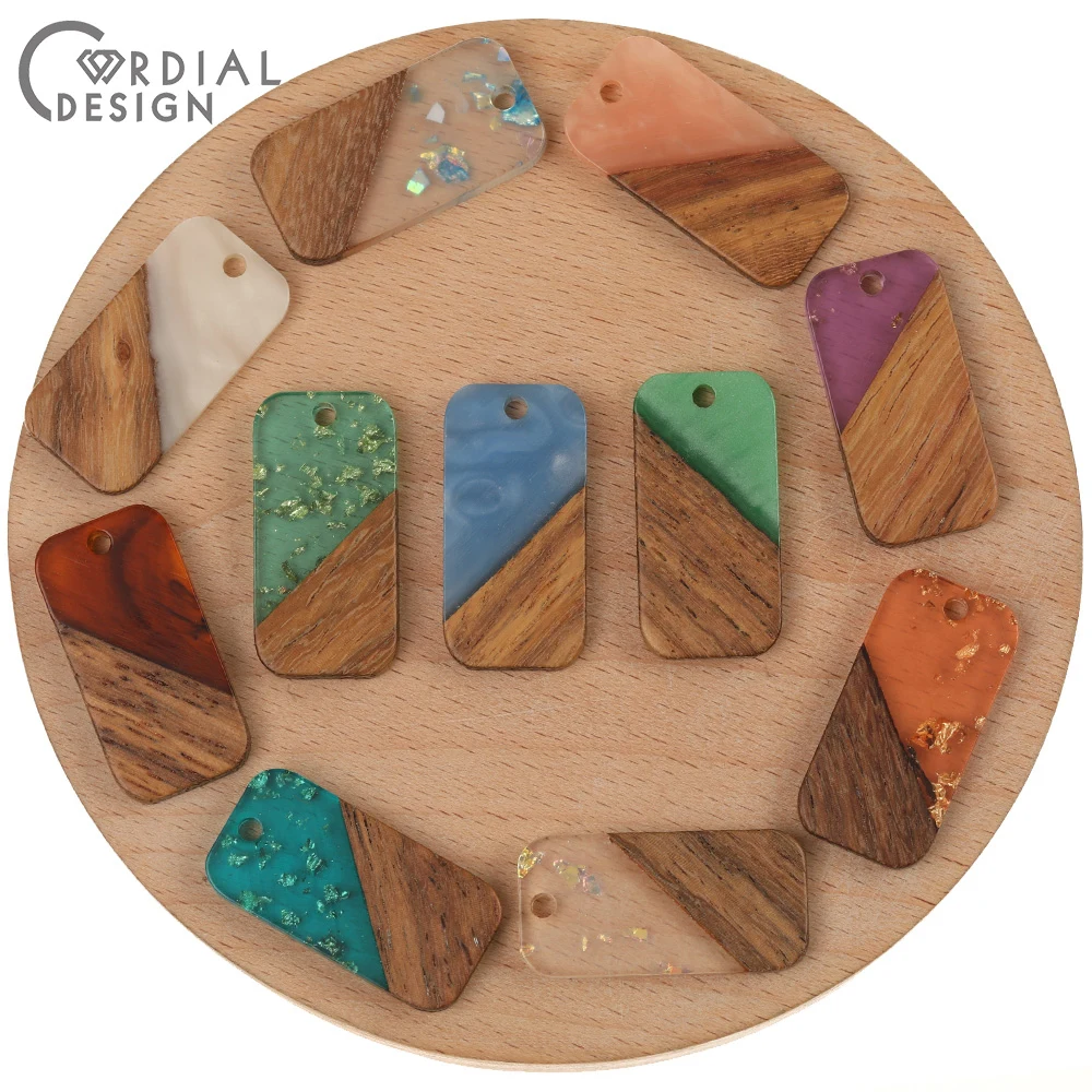 

Сердечный Дизайн 50 шт 13*27 мм Серьги Аксессуары/Сделай сам изготовление/амулеты/натуральное дерево и смола/ручная работа/ювелирные изделия и компоненты