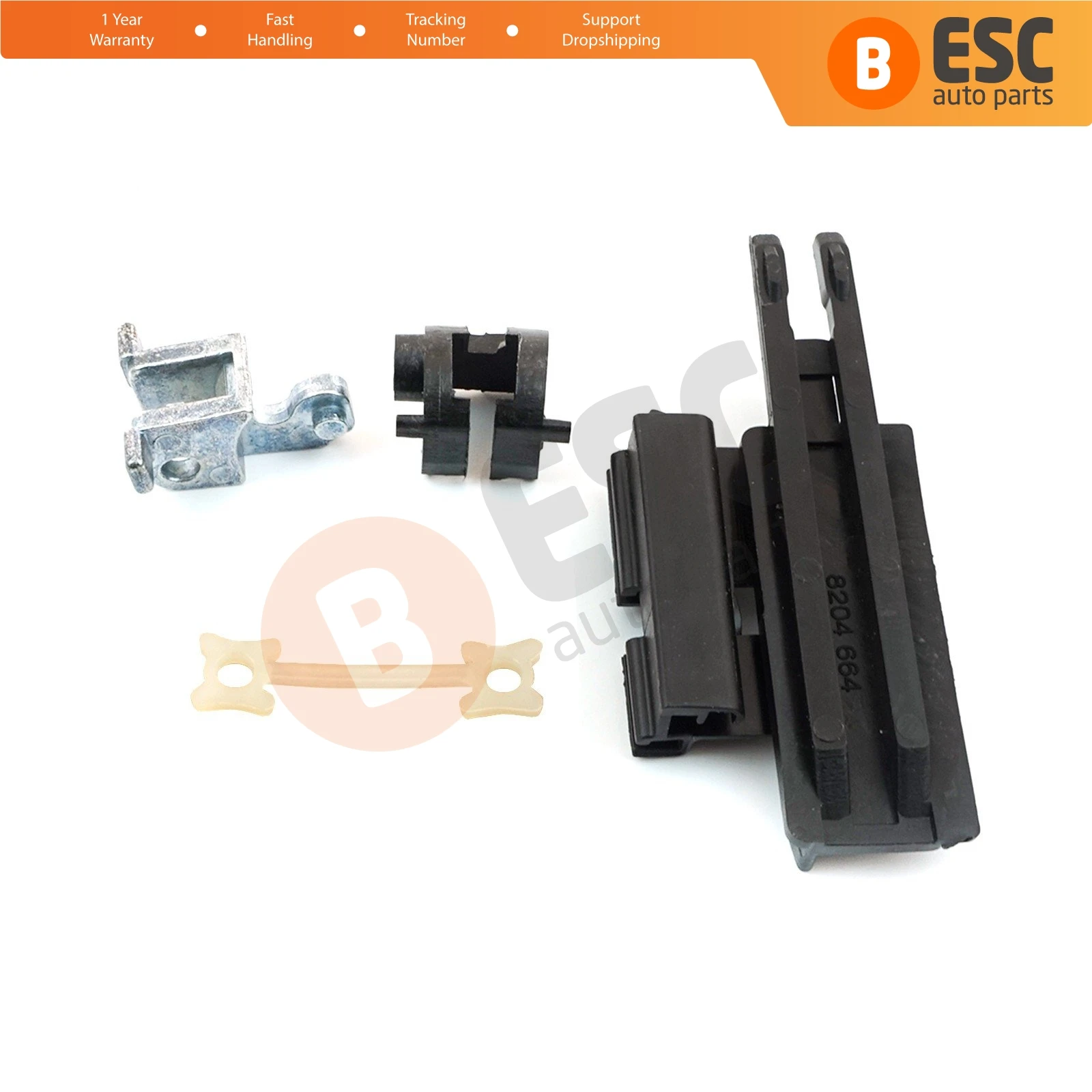 ESC Auto Parts ESR536 4 Pieces Sunroof Slider Guide Rail Set Left Side 811694523  for BMW E39 X5 E53 1999-2006 Ship From Turkey