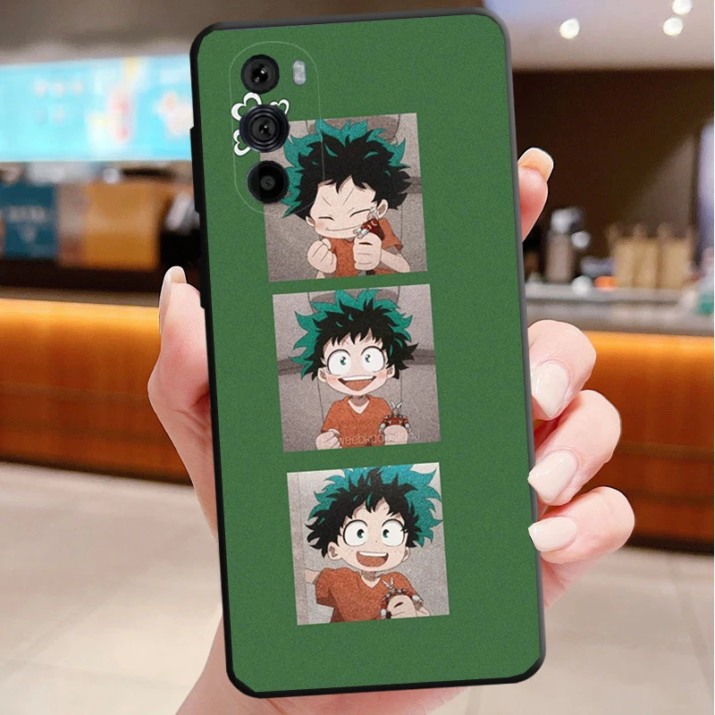 

Phone Case For Motorola Edge 50 40 Pro 60 50 40 30 Ultra Neo Fusion Moto G85 G72 G53 G54 G84 G13 G32 Anime My Hero Academia