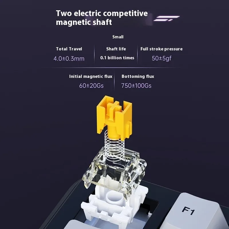 아자즈 AK820 맥스 기계식 키보드 유선 75% 화이트 라이트 가스켓 풀 키 핫스왑 e스포츠 게이밍 키보드 PC 노트북용 커스텀