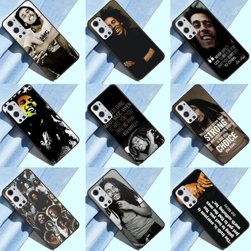 Bob Marley Quotes Rasta Reggae Funda For OnePlus 12R 13 R 12 11 9 10 Pro 8T 9RT 10T OnePlus Nord 4 CE 2 3 Lite N20 N30 Case