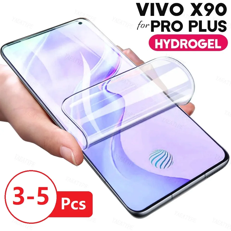 3-5Pcs Hydrogel Film For Vivo V25 V25E V23e V23 V21e For V 25 23 21 20 V 25 V25 Pro 5G Screen Protector