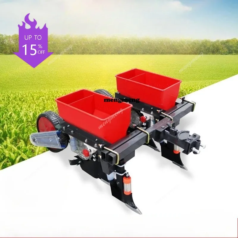 

Кукурузопосадочная машина A61, четырехколесный мотоблок, двухрядный, новый, для точного посева и внесения удобрений соевых бобов, все в одном.