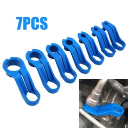 7Pcs Car Auto AC Line Disconnect Tool Set Fuel Line Quick Removal Tool Fuel Line Disconnect Fuel Line Angled Disconnect Tool Set