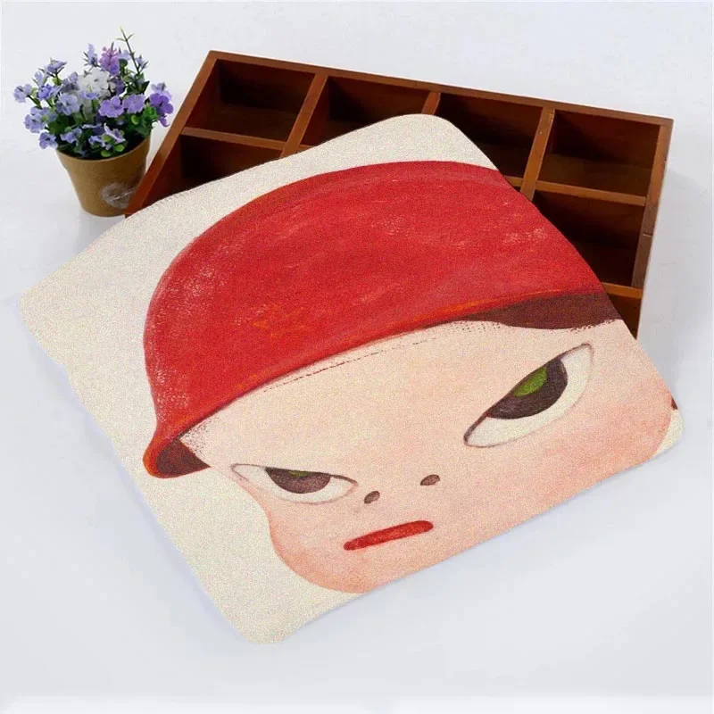 35x35cm 35x75cm Nara Yoshitomo Art Towel Hand Home Cleaning Face Towel Microfiber Fabric Printed Logo Advertising Stars Towels