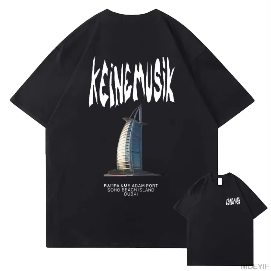 

Summer Keinemusik X Pacha T Shirt Men Women Fashion Street Cotton Short Sleeve Tee Hip Hop Tops Clothes Sportwear