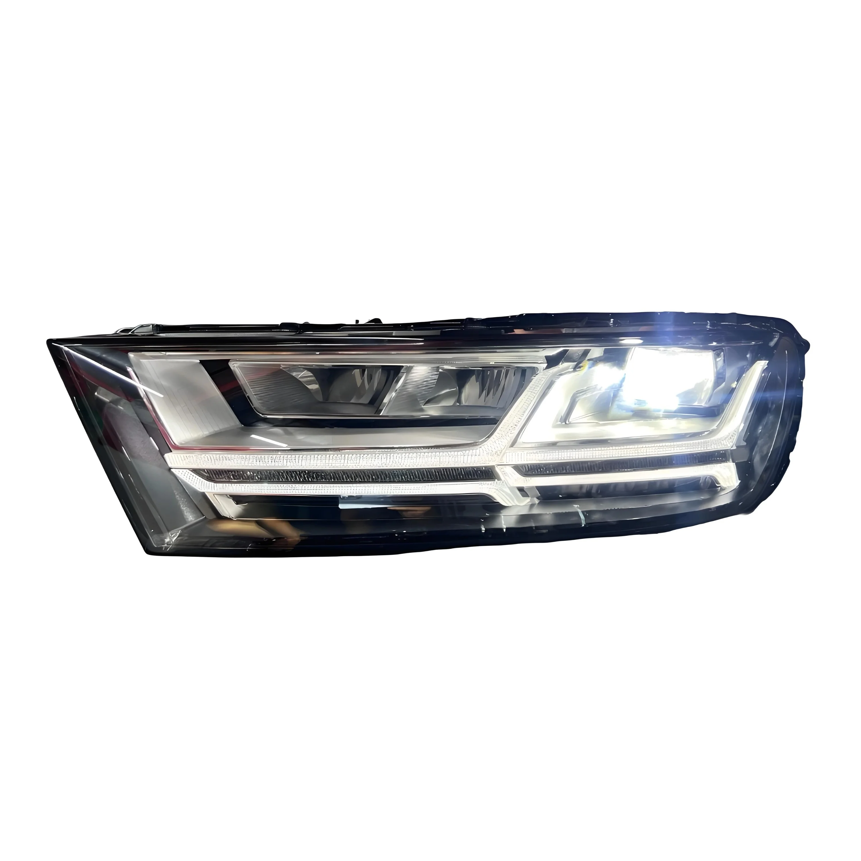 Auto Parts Suitable for Audi Q7 SQ7 2016-2019 Front Bumper Headlights Plug and Play Auto Lighting System LED Headlights