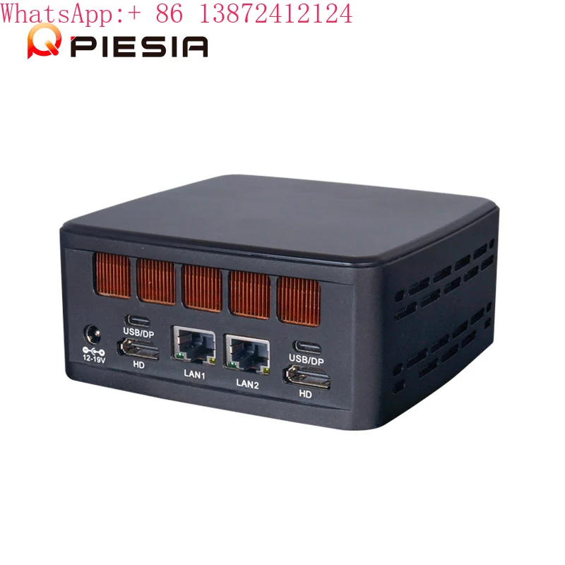 

Piesia Desktop Mini PC Intel Ultra 7 255H Ultra 5 225H 2* I226 LAN 2*DDR5 2*HD/Type-C WIFI X86 Linux Ubuntu Portable NUC Mini PC