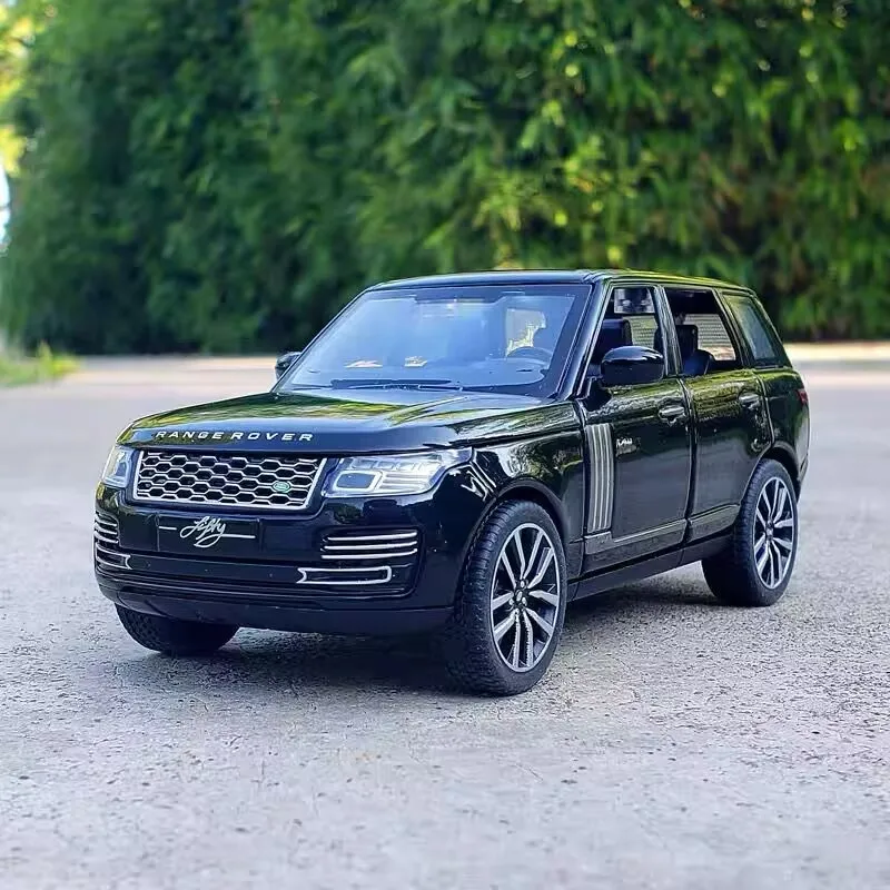 

1/24 Land Range Rover Sports SUV Alloy Car Model Diecasts Metal Off-road Vehicles Car Model Simulation Sound and Light Kids Gift