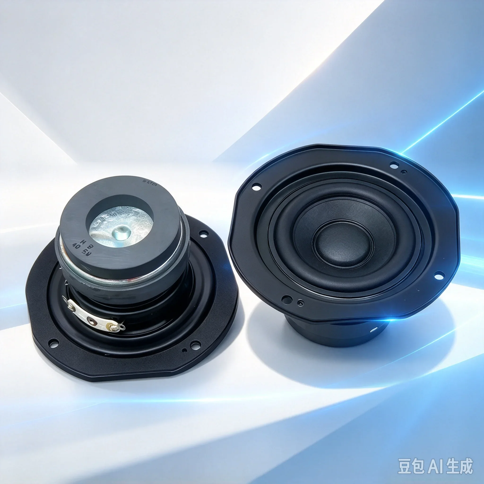 2PCS Dual Magnet 4 Ohm 5W Full Range Speaker for Audio DIY Projects